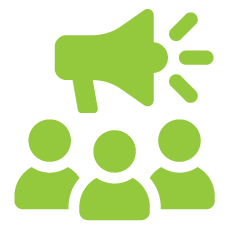 Marketing support icon
