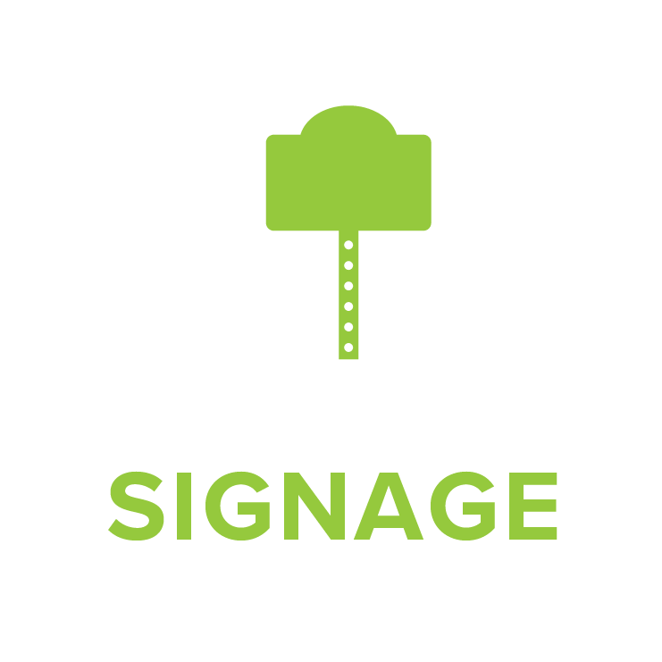 Signage icon