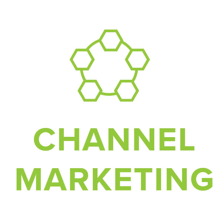 Channel marketing icon