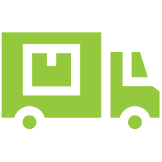 Distribution truck icon