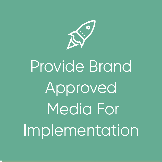 Provide brand approved media for implemetation square